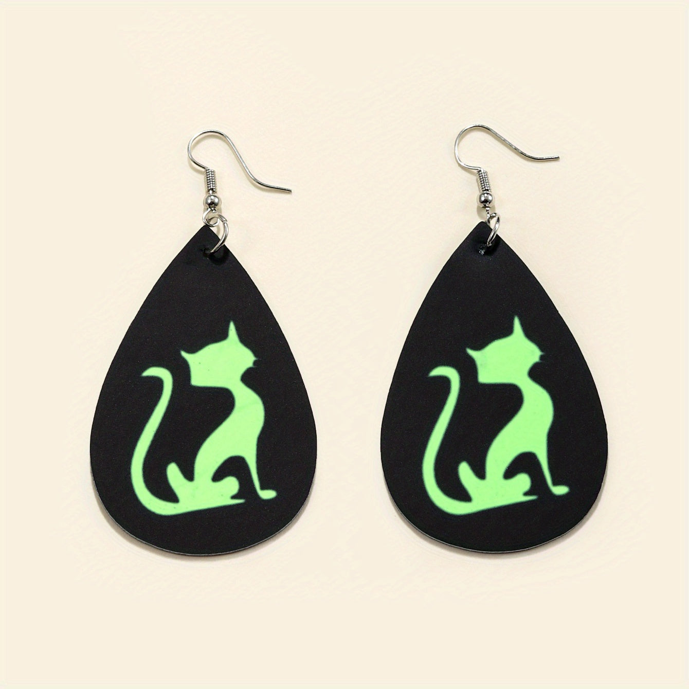 Retro Halloween Jewelry Luminous Dangle Earrings