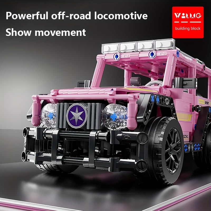 Building Block Car Kid Gift DIY Engineering Construction Toys