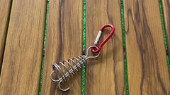 4pcs Outdoor Camping Tent Nail Buckle Stainless Steel Octopus Rope Buckle