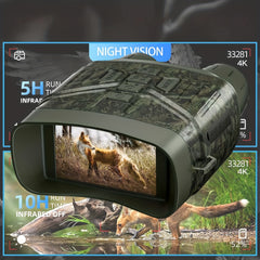 Night Vision Goggles Military Binoculars Rechargeable Lithium 32G Memory Card