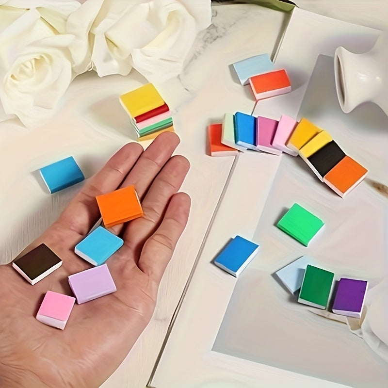16pcs Dollhouse Books Handcrafted Paper Assorted Colors