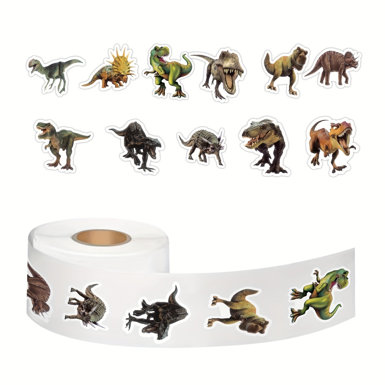 550PCS Dinosaur Stickers Roll Decals Water Bottle Laptop DIY
