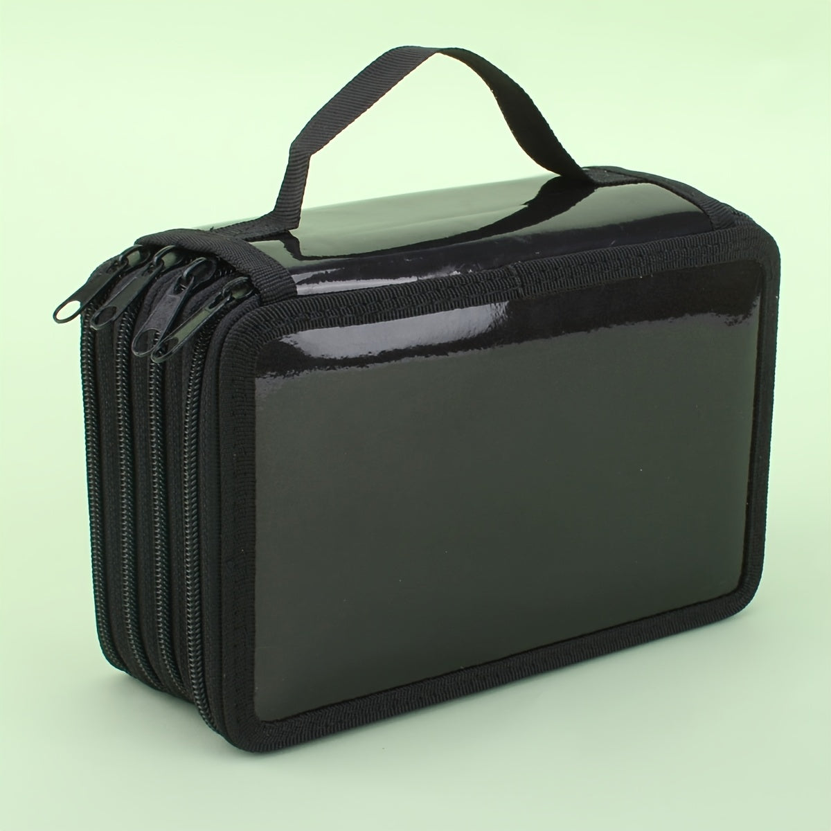 72 Hole Portable Pencil Case with Handle for School & College