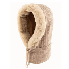 Women's Winter Outdoor Cycling Head Cover Hat Anti Cold Fleece Warm Cap