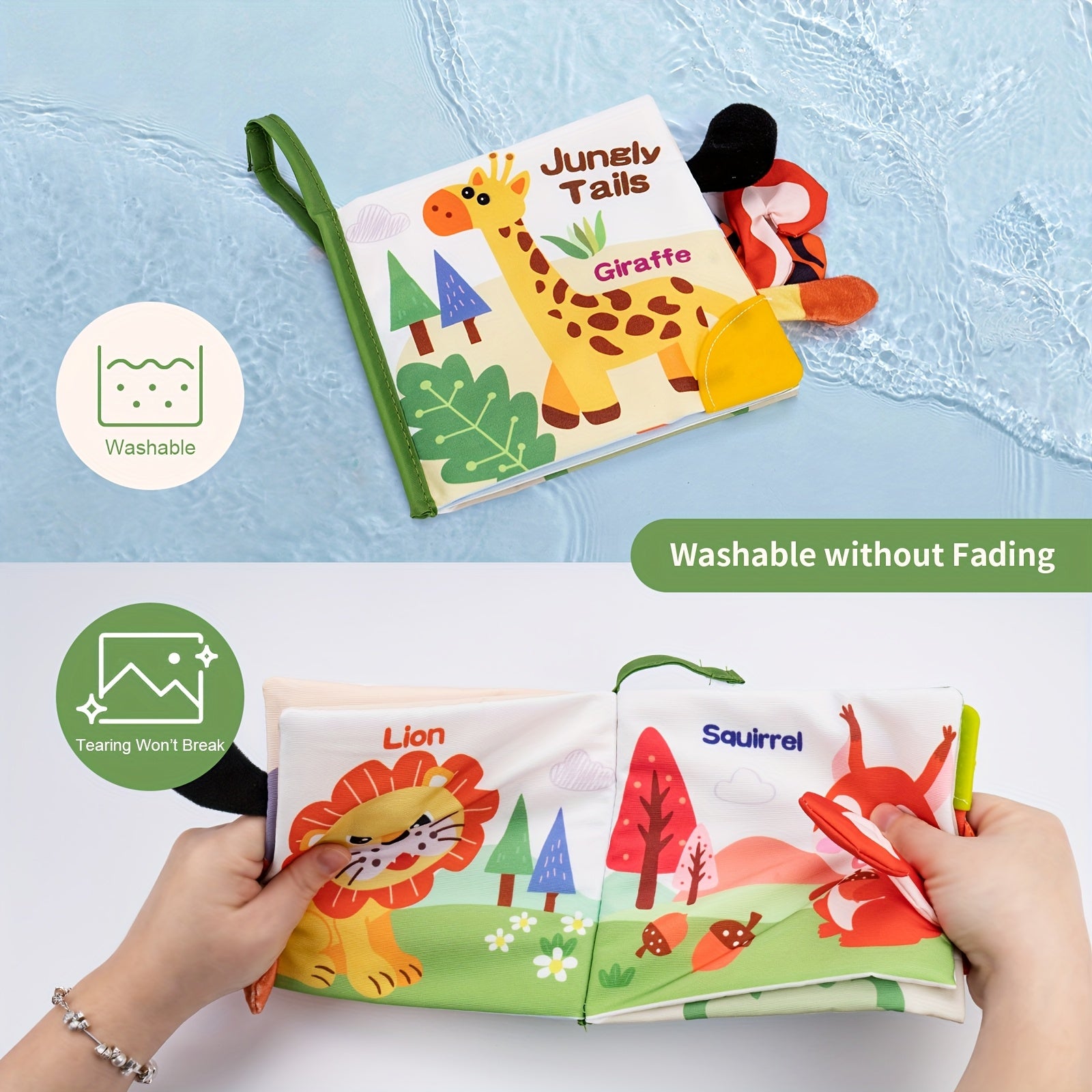Interactive Baby Cloth Books for Toddlers 0 3 Years Educational Sensory Play