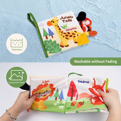 Interactive Baby Cloth Books for Toddlers 0 3 Years Educational Sensory Play
