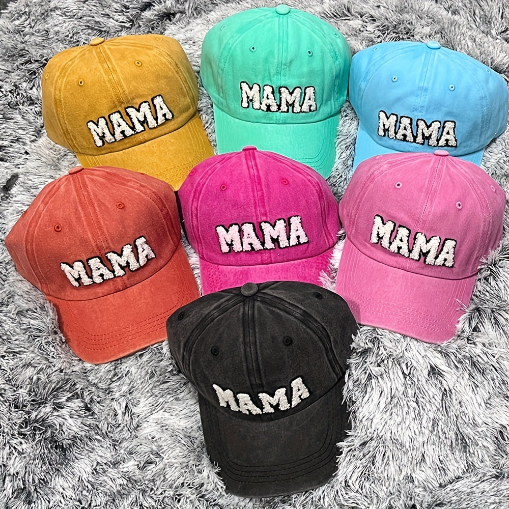 MAMA Patch Baseball Cap Sun Hat for Women