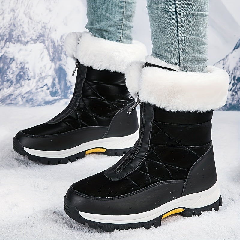 Women's Waterproof Snow Boots Winter Warm Hiking Boots