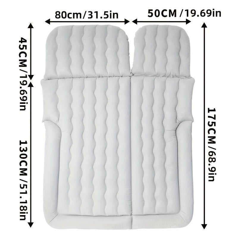 Inflatable Car Mattress SUV Rear Seat Cushion Portable Outdoor Sleeping Mat
