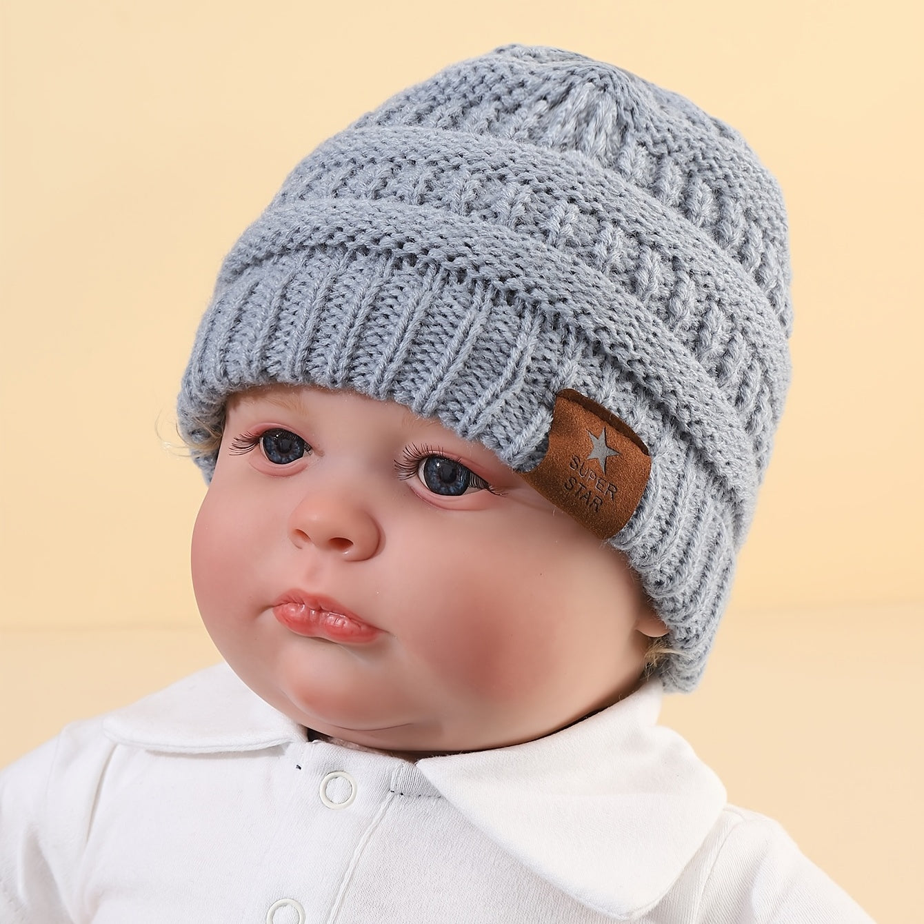 3pcs Sport Windproof Knit Winter Beanie Hat Boys Girls
