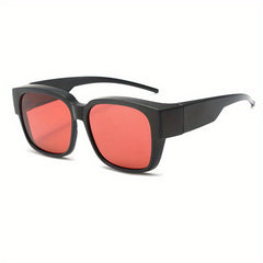 Men's Square Frame Polarized Sunglasses UV400 Sports Fishing Driving Beach Party
