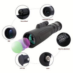Dual Focus Prism Compact Monocular for Hiking