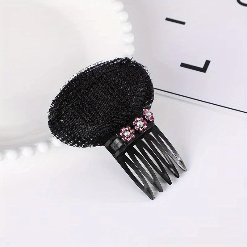 Women's Hair Comb with Cushion for Bangs Styling