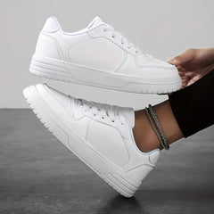 Women's Solid Casual Skate Shoes Lightweight Low Top Sport Shoes