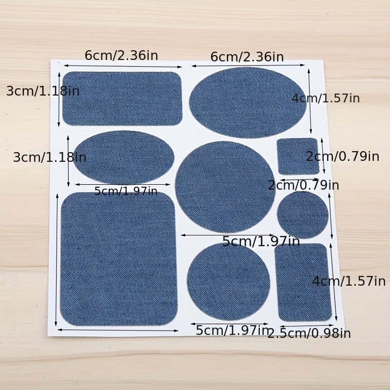 Cuttable Denim Patch for Coats Pants Bags Elbows Knees