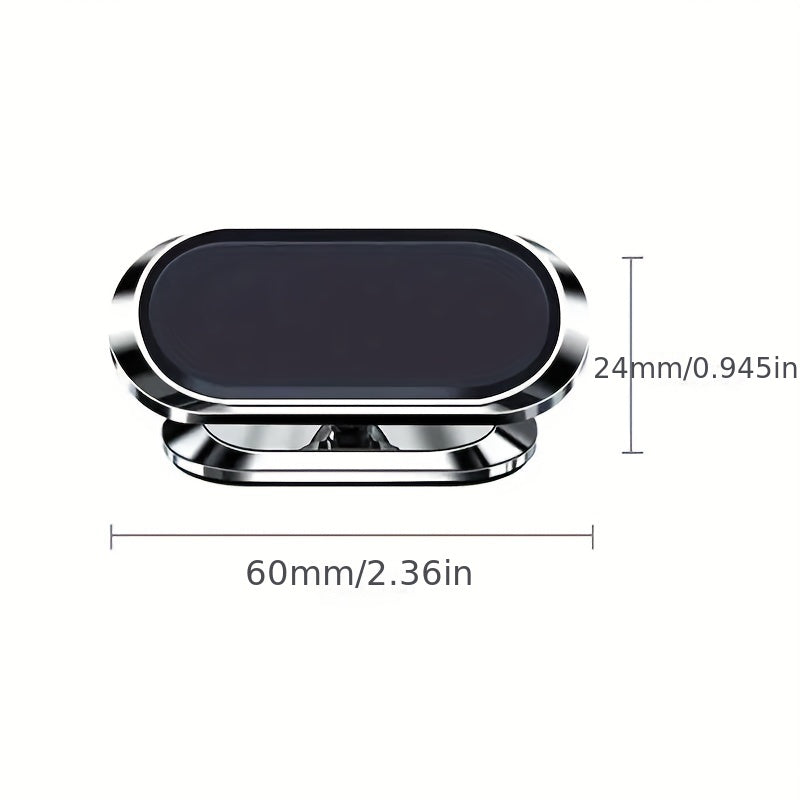 360 Rotation Magnetic Car Phone Holder Metal Magnet Car Mount Mobile Phone Holde