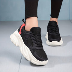 Casual Comfortable Thick Bottom Shoes Breathable Running Shoes