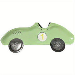 10pcs Race Car Shape Paper Plates Racing Car Party Supplies For Boys