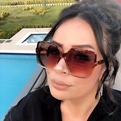 Square Sunglasses Gradient UV400 Unisex Eyewear