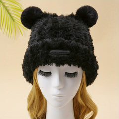 Warm Beanie Bear Ear Hat Lightweight Knitted Windproof Hat