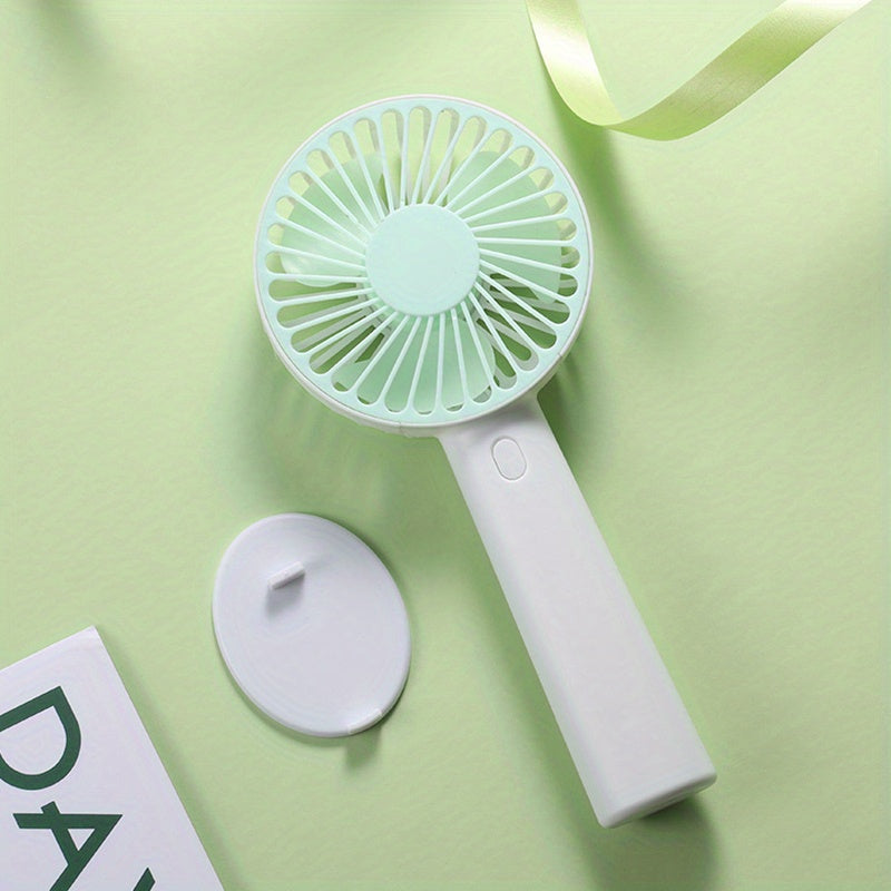 USB Rechargeable Handheld Fan with Base