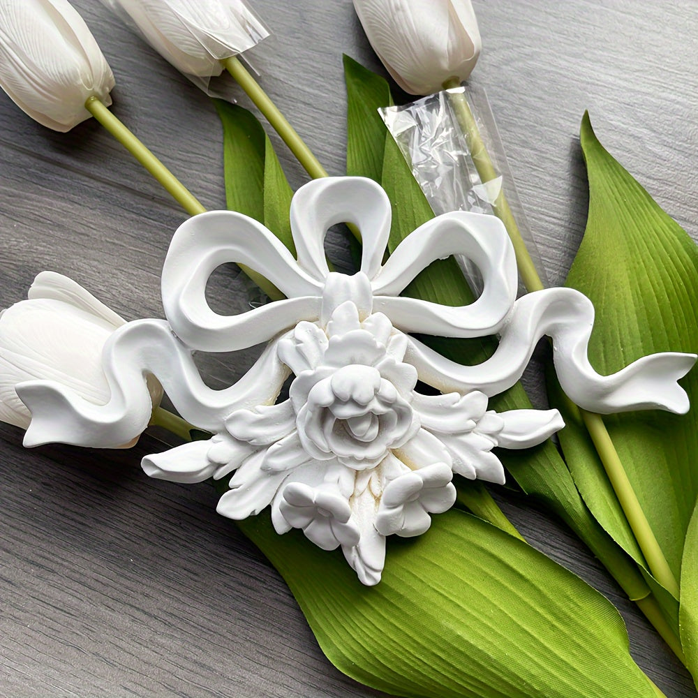 PU Combination Horizontal Flower Poly French Decoration Carved Flower