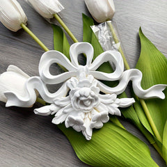 PU Combination Horizontal Flower Poly French Decoration Carved Flower