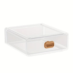 Stackable Desktop Storage Box for Cosmetic and Office Supplies