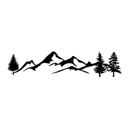 Car Reflective Mountain Flower Decal Vinyl Graphics Kit