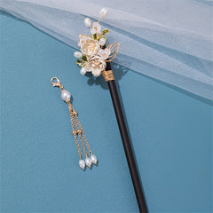 Chinese Style Flower Hairpin Vintage Hair Stick