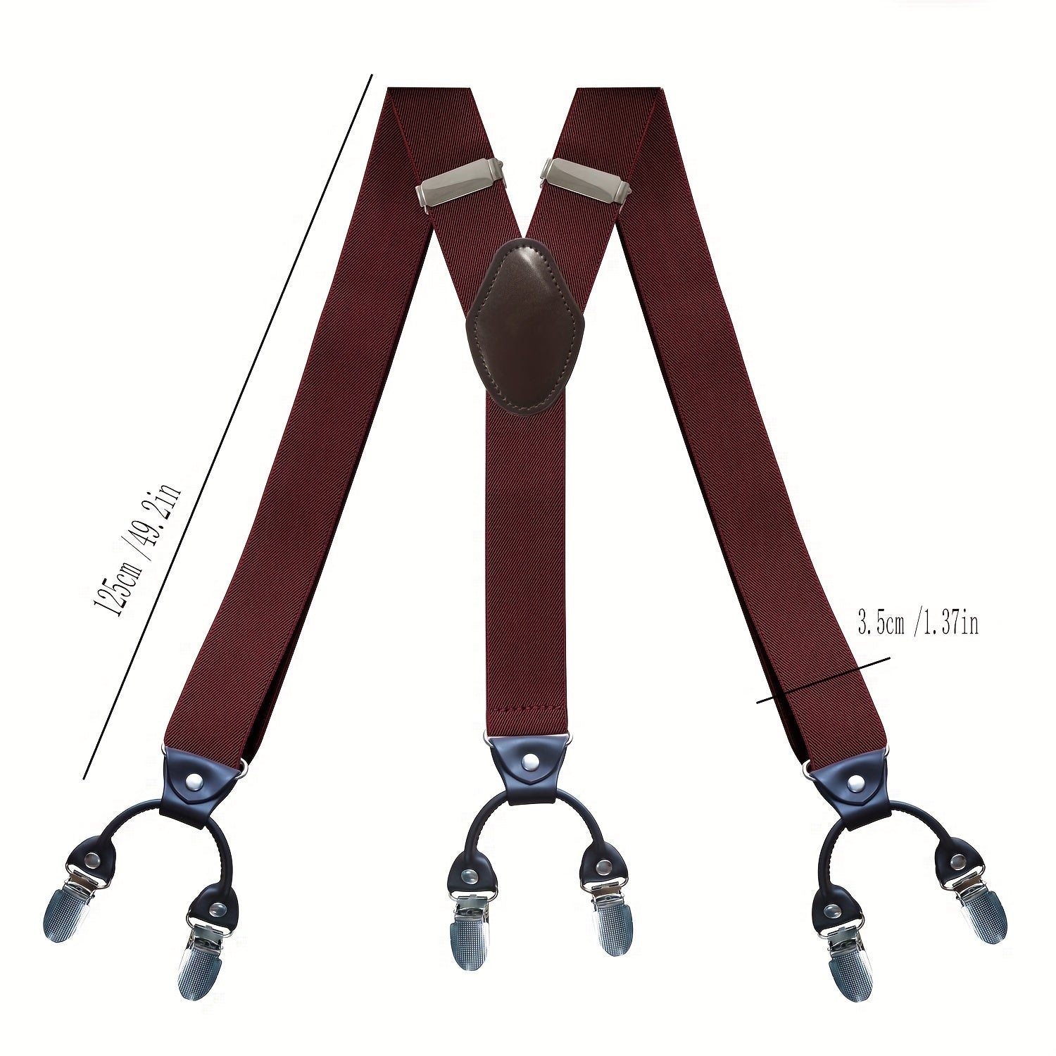 Men's Y Type Elastic Suspenders Adjustable Trousers Suspenders