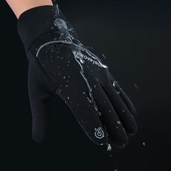 Waterproof Touch Screen Gloves with Fleece Lining Unisex
