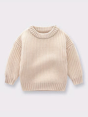 Baby Knit Sweater Pullover Top for Winter