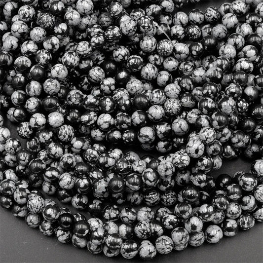 8mm Natural Round Loose Beads DIY Jewelry Charm 45pcs