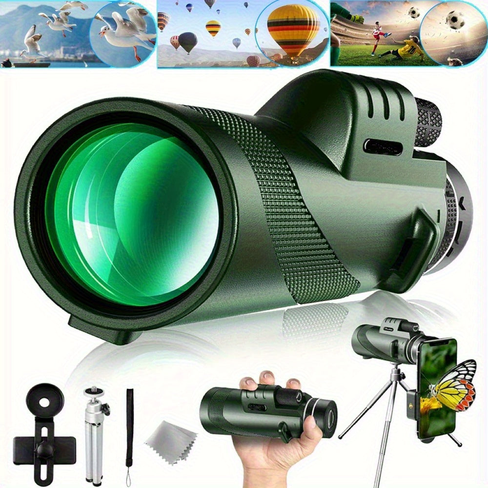High Definition 10x42mm Binoculars with Smartphone Photography Support