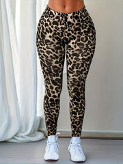  Houndstooth Print High Rise Leggings