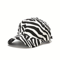 Leopard Print Baseball Cap Hip Hop Sun Hat Adjustable Unisex Couple Dad Hats