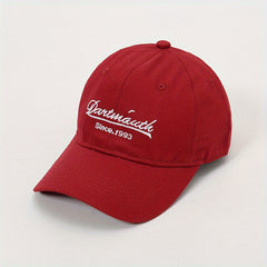 Letter Embroidery Baseball Cap Cotton Sun Hat Lightweight Adjustable Dad Hats