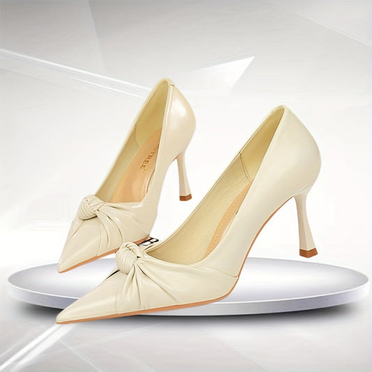 Women's Knot High Heels Stiletto Pumps