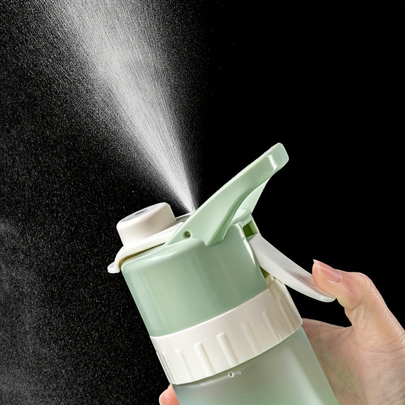 Outdoor Fitness Water Cup 650ml Large Capacity Bottle Spray Water Portable