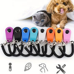 Pet Training Clicker with Wrist Strap - Improve Behavior and Communication