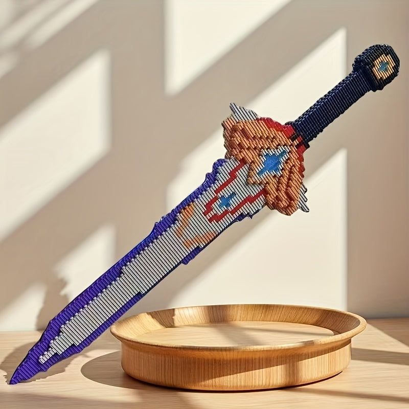 1701pcs Mini Blocks Sword Assembly Model Toy Gift for Boys