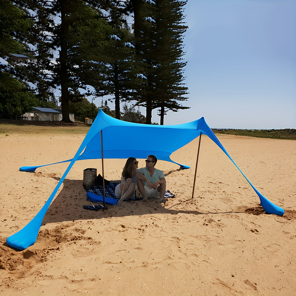 Portable Beach Tent Easy Install Waterproof Outdoor Camping Seaside Sunshade
