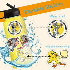 50 Cartoon Waterproof Vinyl Stickers for Water Bottles Laptop Phone Case Guit