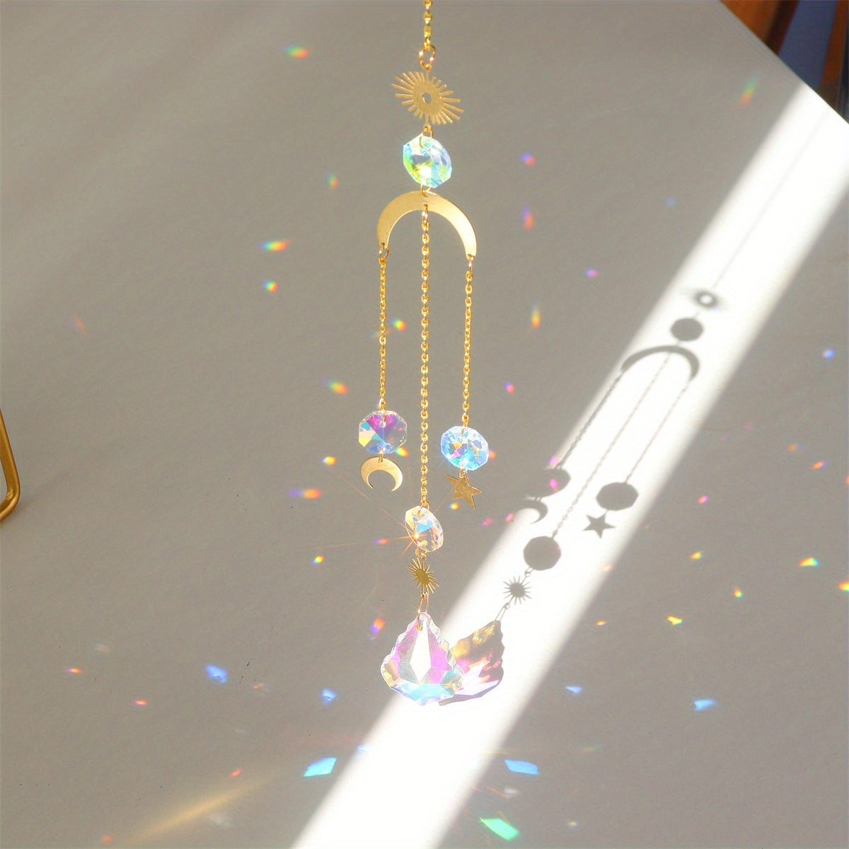 Crystal Sun Catcher Wind Chime - Add Sparkle to Your Home
