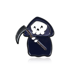 Ghost & Funny Chest Pin Brooch