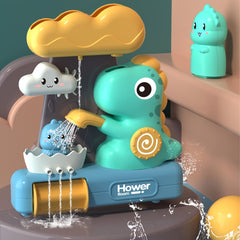 Dino Bath Toy Interactive Cartoon Suction Cup Shower Toy