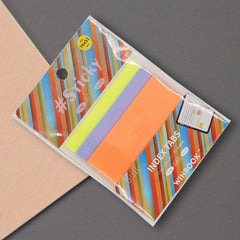 Transparent Sticky Notes 4 Sets 12 Colors Office Supplies