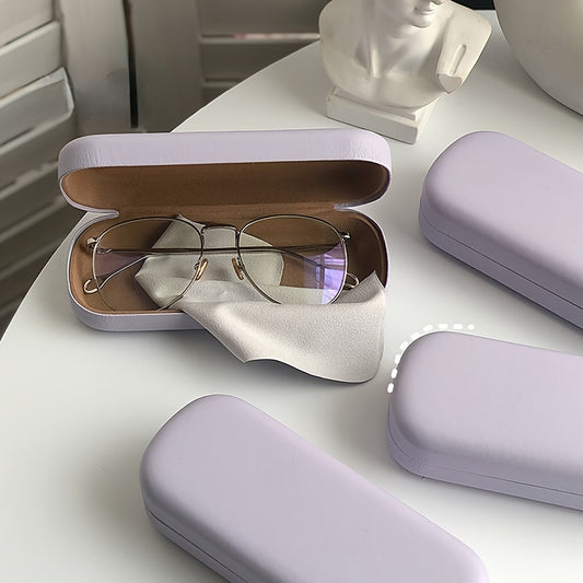 PU Leather Eyeglasses Case Shell Protective Case