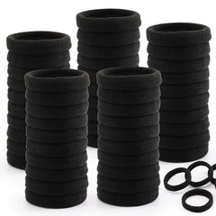 100 Large Hair Ties for Thick Hair Elastic Hair Bands No Seamless